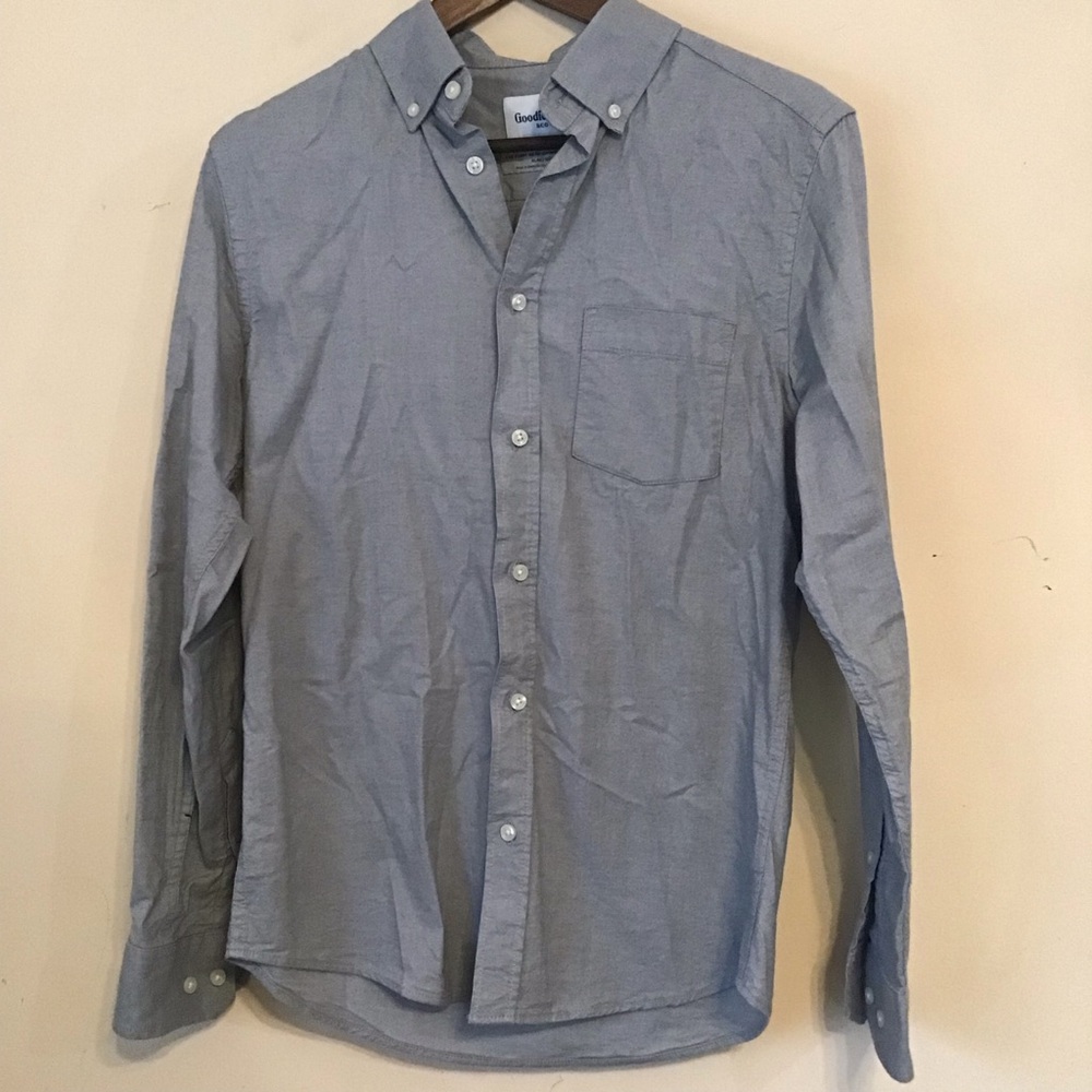 Goodfellow & Co Men's Pale Blue Button-Down Oxford Shirt